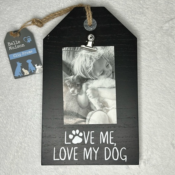 Love Me Love My Dog Wooden Photo Frame - Picture 1 of 5